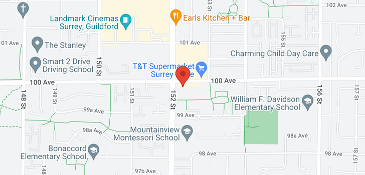map of 317 15238 100 AVENUE